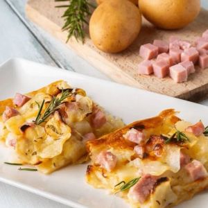 PATATE con PANNA e PROSCIUTTO brambory
